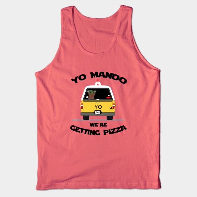 Truck Pizza Tank Top by GarBear Designs